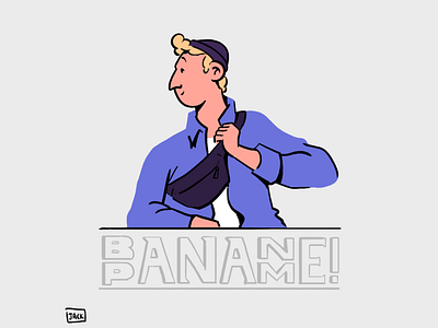 Banane à Paname colour design drawing fashion illustration paris photography style