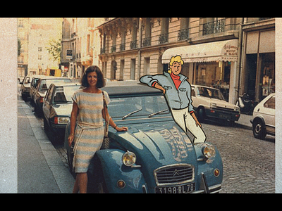 Paris '86 art colour design drawing fashion illustration paris photography style