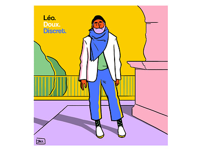 Léo art colour design drawing fashion illustration paris photography style