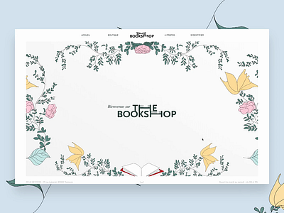 The Book Shop website back end book bookshop design front end ui uidesign ux webdesign