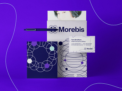 Morebis Marketing Materials brand design brand identity branding design identity illustration typography web