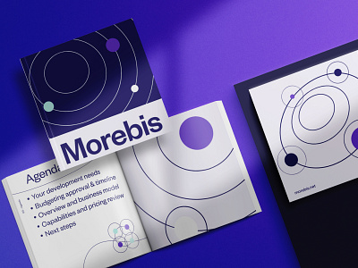 Morebis Marketing Materials pt. 2 brand design brand identity branding design identity illustration logo marketing typography