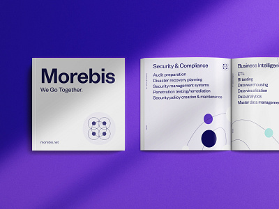 Morebis Marketing Materials pt.3 brand design brand identity branding clean design identity illustration logo typography