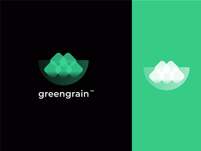 Branding for GreenGrain - Healthy nutrition brand branding design illustration logo