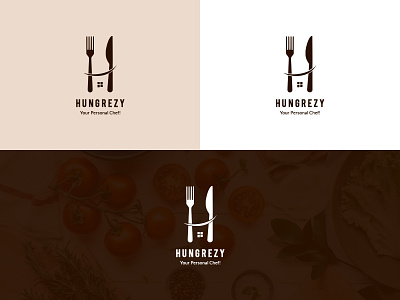 Hungrezy logo design concept