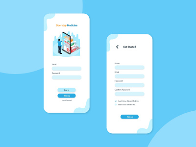 Doorstep Medicine Ui  Design for Dailyui Challenge 001