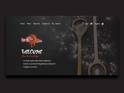 Waffle Tone Website Design design ui uiux ux waffle web website xd