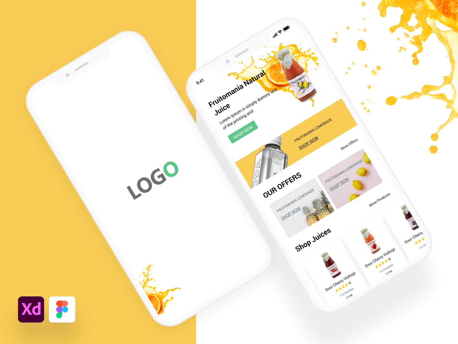 Juice App by Israa Adel on Dribbble