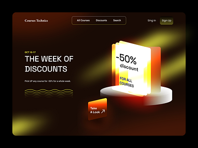 Courses - Discount Page design figma graphic design ui web design