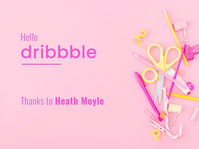 Hello Dribbble