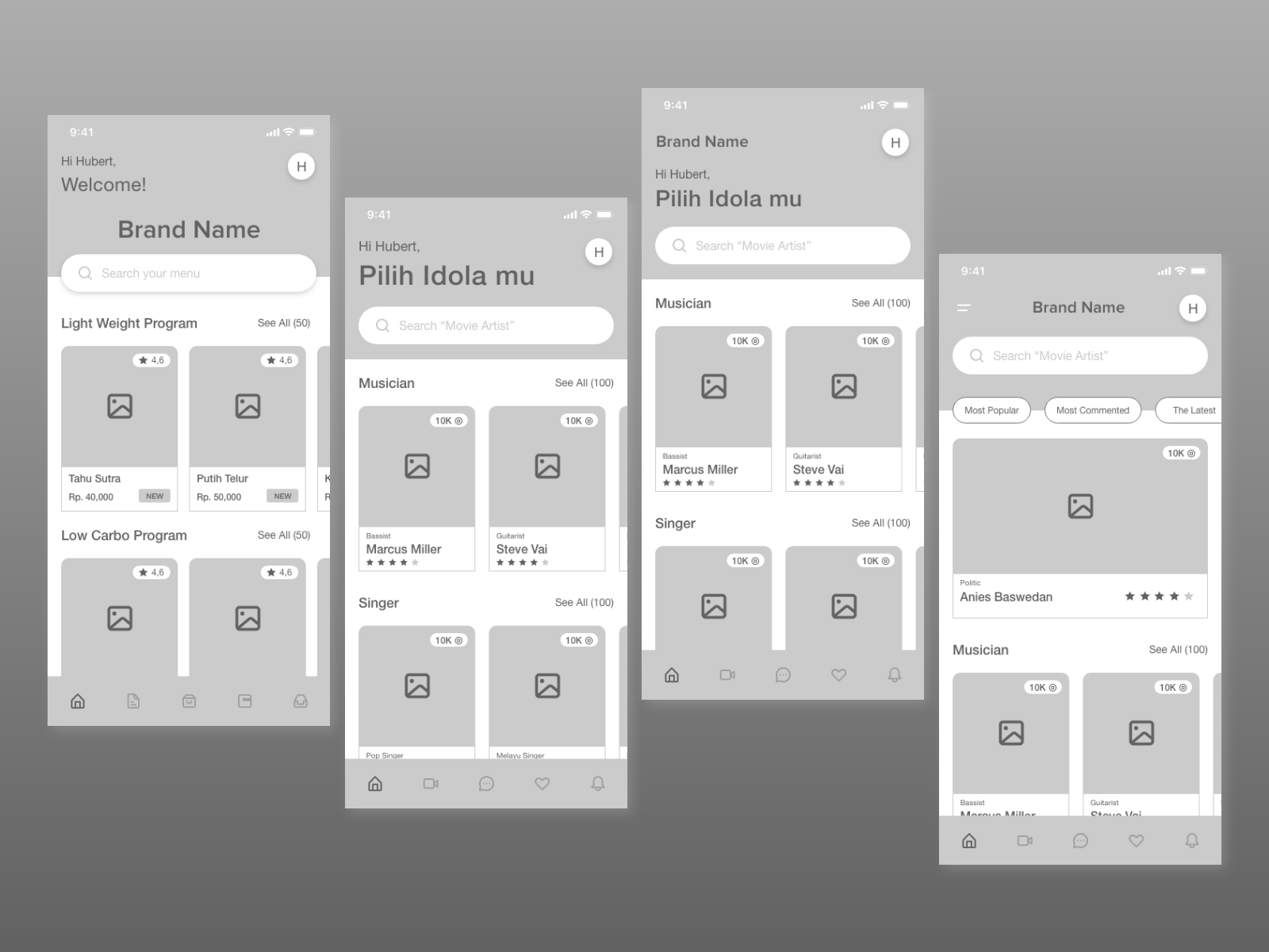 Medium Fidelity by 766 Design on Dribbble