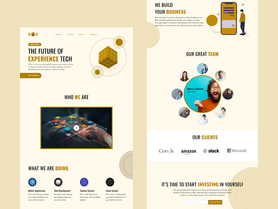 Digital Agency Web Concept