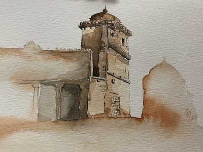 Chittorgarh fort from an artist’s diary