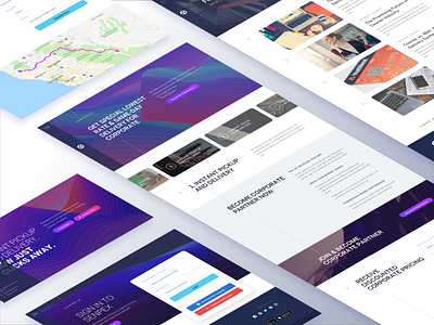 SNPX Web UI design landingpage ui web
