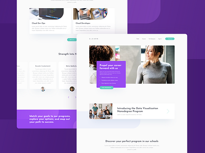 Elearn - Landing Page Concept