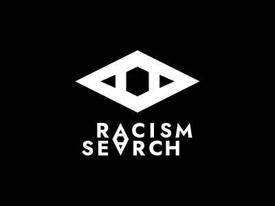 Racism search association branding design icon illustrator instagram logo racism typography vector