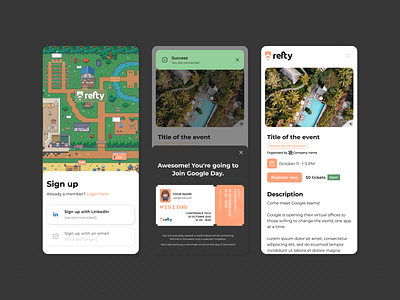 Event platform - Refty