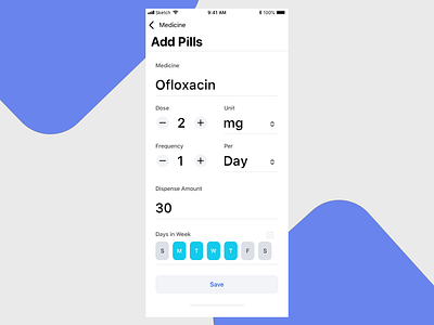 Add Pills app health app health care mobile mobile app ui ux