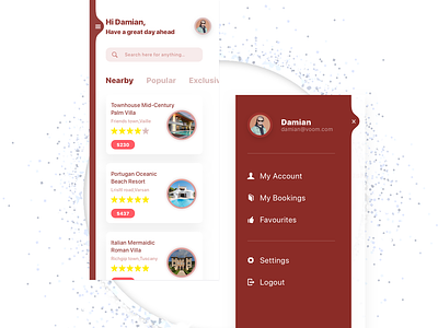 Sidebar UI Design