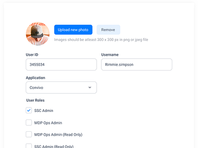 Create User UI Exploration application clean concept design create account dashboard information minimal simple ui design user user role ux design web