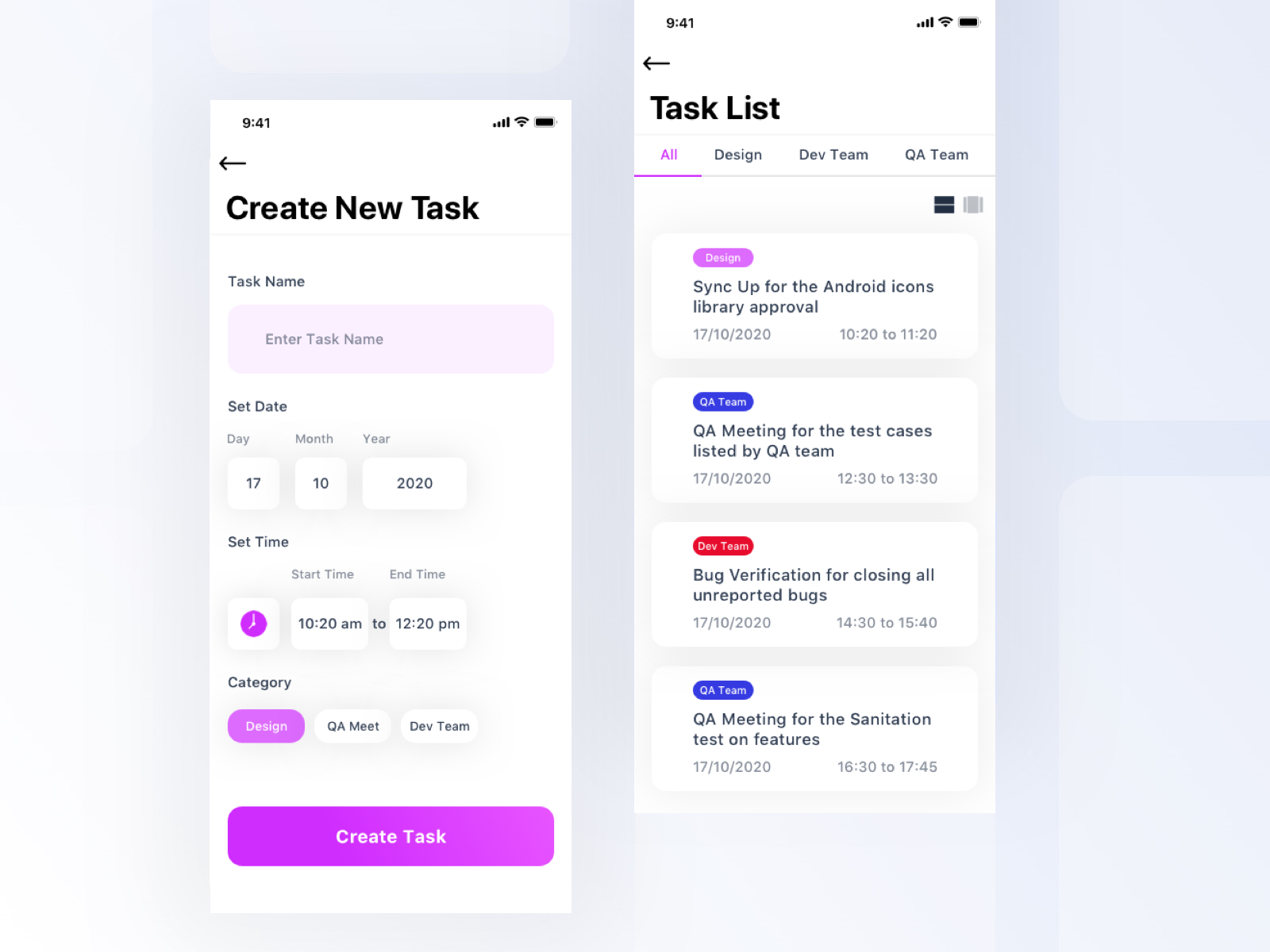 Task Management App by himanshu Rawat on Dribbble