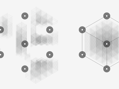 Shizapes circle cube grayscale line pattern shape square