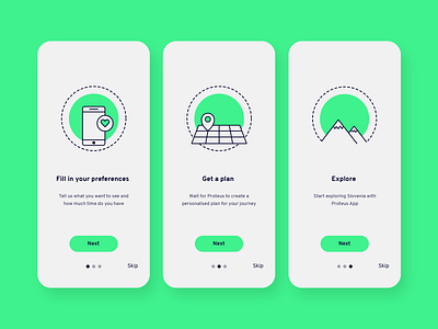 Onboarding for a Travel App design icon icons mobile mobile app mobile ui onboarding travel app travelling tutorial ui ux