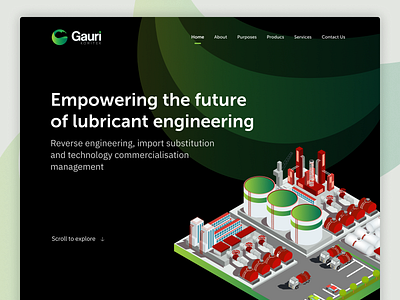 Gauri Concept figma web design