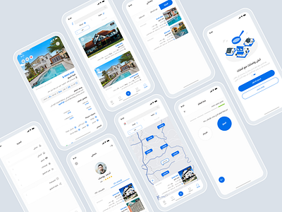 Real Estate - Mobile App apps screen booking app booking system brand identity interaction design product sketch uidesign ux design ux ui design xd