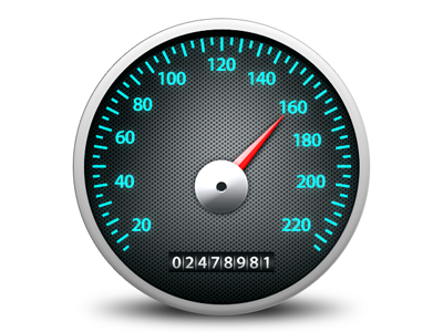 Speedometer icon speedometer
