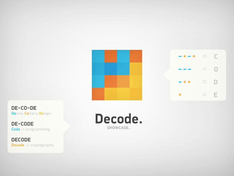 Decode decode logo portfolio showcase