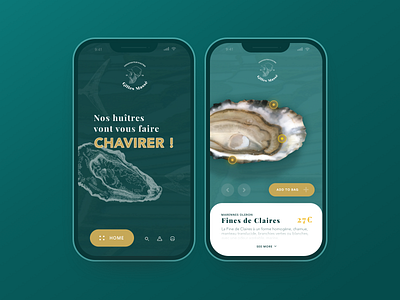 Product Page app app branding branding button call to action design illustration landing page logo luxe oysters shop typography ui ux web