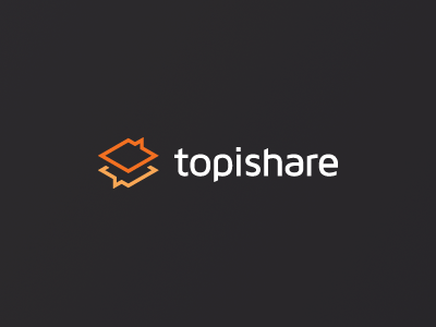 topishare bubble communication layer logo mark people share simple social social network stack topic