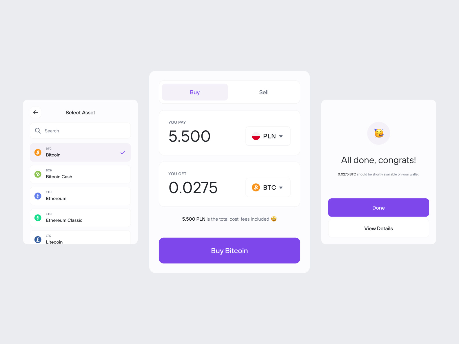 Crypto Trading Components by Mateusz Nieckarz on Dribbble