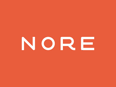 Nore logotype classic font letter logo logotype retro serif simple strong typography word wordmark