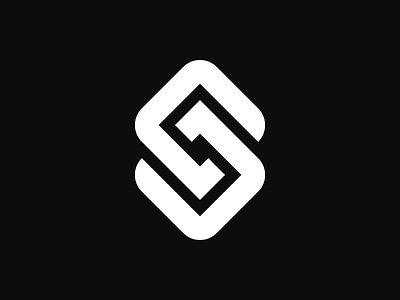 Squarefoot Branding brand connection geometry identity interlocking logo mark modern overlapping s square symbol