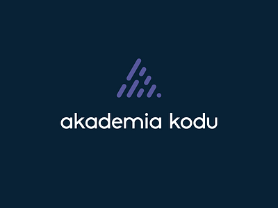 Akademia Kodu - Logo Design a academy branding code course identity learn logo monogram programming school startup
