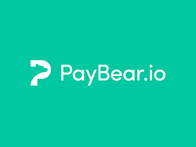 PayBear.io - Logo Design bear bitcoin crypto currency finance logo mark pay payment platform service symbol
