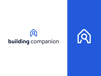 Building Companion brand branding building companion construction home house identity logo mark people planner search