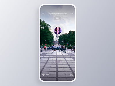 AR Localizer Interaction animation app ar augmented reality branding camera illustration live location mobile motion pin print product design scan spot typography ui ux web design