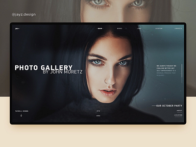 Photo gallery behance design dribbble inspire ui ux web