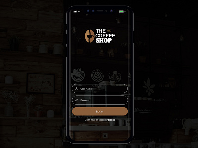 Coffee Shop App app clean ui design inspiration sketch app ui
