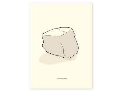 Another Rock! design doodles drawing illustration illustrator linework nice pastle rock rock and roll rocks simple vector