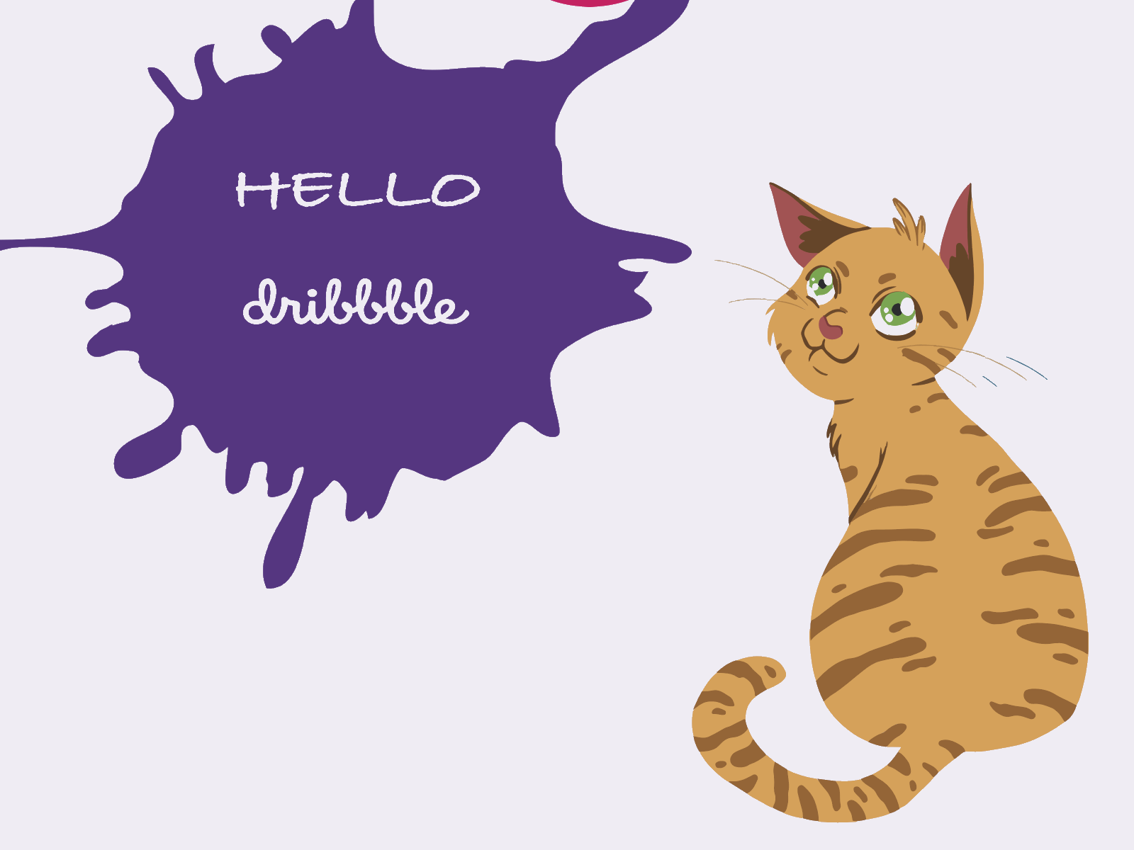 cat animation animation cat design dribbble dribbble invites firstshot hello hello dribble hellodribbble ui ux vector