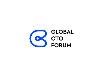 Global CTO Forum Logo branding business chief company cto design forum global graphic design logo logo design marketing minimal modern officer technology typography website