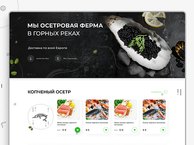 Esturion concept creative design illustration uiux web design web mosaica website