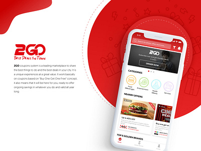 2GO Loyalty App app interaction design loyalty app mobile design ui design ux design