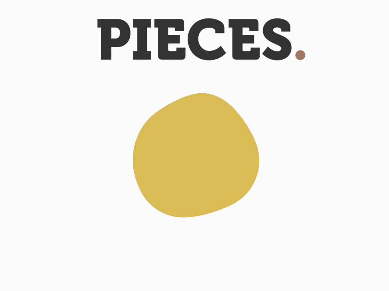 Pieces — logo animation logo animation animation aea after affects logo modern minimal design creative graphic design adobe