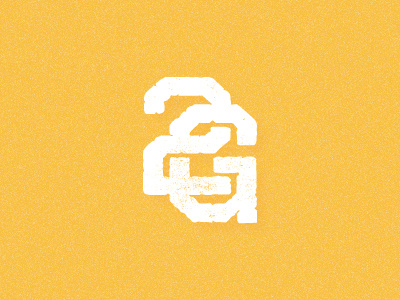 2G Monogram brand clothing logo monogram type