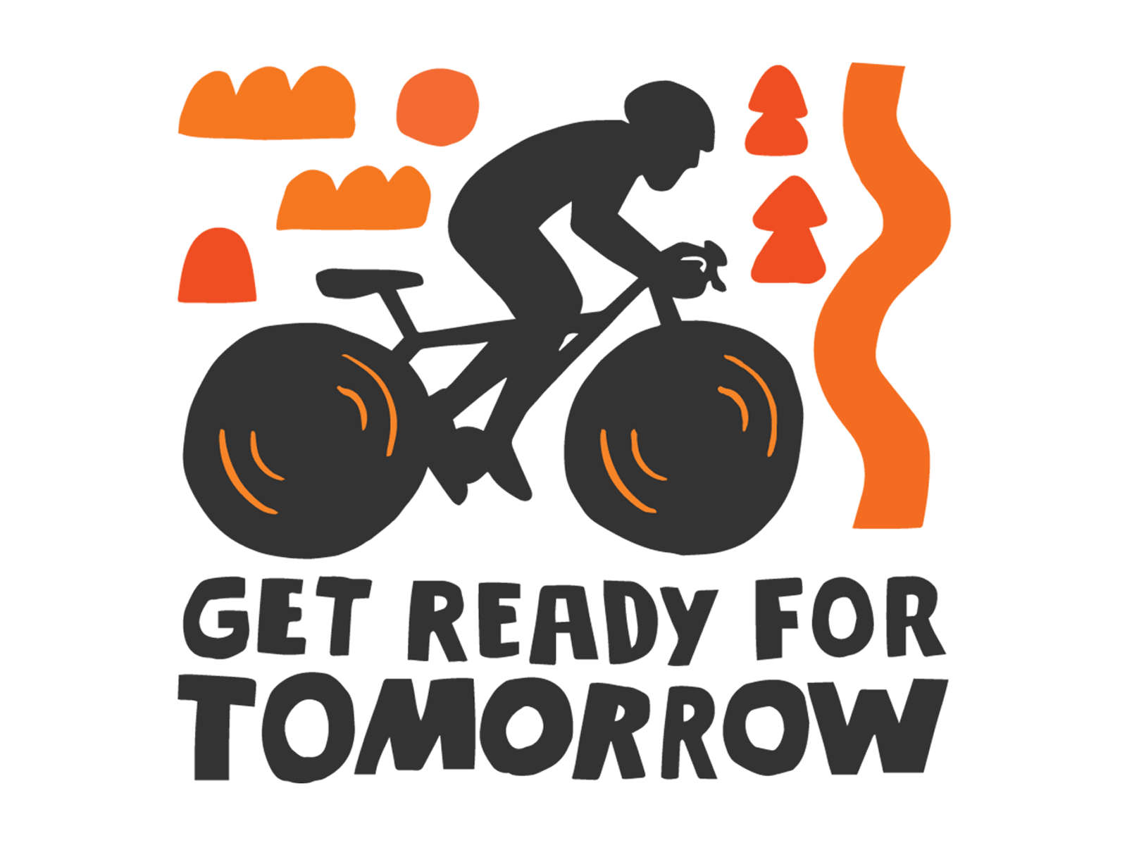 Rally Cycling #grft animation badge bicycle biking branding cycling design illustration lockup logo motion